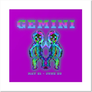 Gemini 9b Purple Posters and Art
